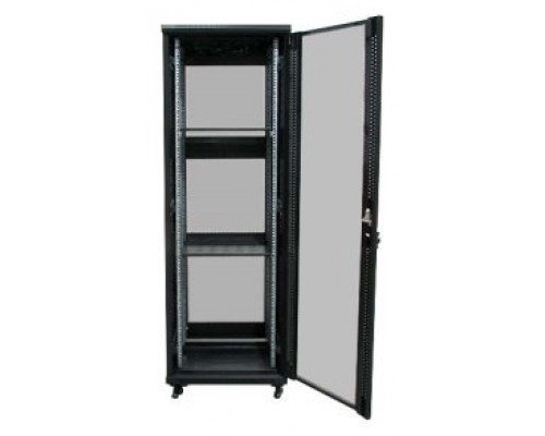 PHASAK Armario Rack 19" Phasak Pro 32U  600x600 Montado (Incluye: 2 bandejas de 19? + Regleta electrica 19? + Juego de ruedas +  Ventilacion)